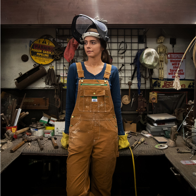 Liberty® Brown Duck Bib Overalls – Flutter